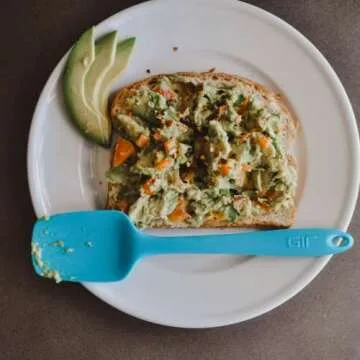 GIR: Get It Right Premium Seamless Spoonula - Non-Stick Heat Resistant Silicone Scraper Spatula - Perfect for Mixing, Serving, Scraping, Stirring, and More - Mini - 8 IN, Mint