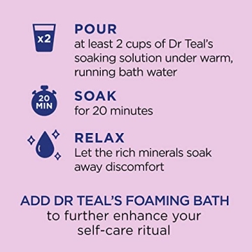 Dr Teal's Epsom Magnesium Salt Soak with Elderberry