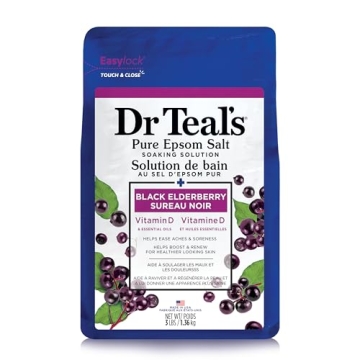 Dr Teal's Epsom Magnesium Salt Soak with Elderberry