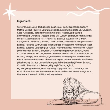 Gryph and IvyRose Daily Embrace 2-in-1 Sulfate Free and Paraben Free Shampoo and Conditioner - Soft Hair Hydration Shampoo/Conditioner - Goji Berry & Ginger (1-Pack)