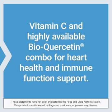 Life Extension Vitamin C & Bio-Quercetin Phytosome – Vitamin C Plus Ultra-Absorbable Quercetin for Immune Support – Gluten-Free, Non-GMO, Vegetarian – 250 Vegetarian Tablets