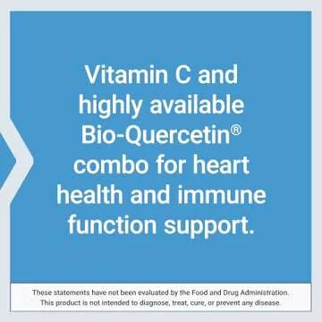 Life Extension Vitamin C & Bio-Quercetin Phytosome – Vitamin C Plus Ultra-Absorbable Quercetin for Immune Support – Gluten-Free, Non-GMO, Vegetarian – 250 Vegetarian Tablets