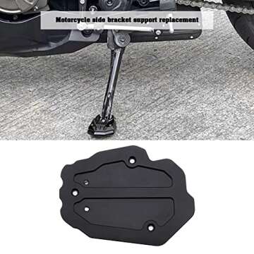 Micro Traders Motorcycle Side Stand Extension Pad Compatible with Honda CRF1100L CRF 1100L Africa Tw...