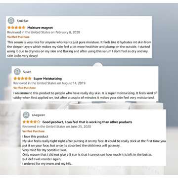 Blanc Doux Oligo Hyaluronic Acid Serum - Deeply Intense Hydrating Daily Oil-Free Essence Ampoule VEG...