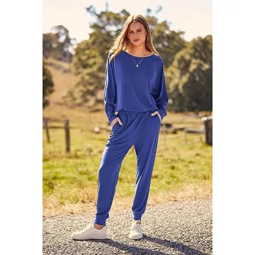 PRETTYGARDEN Women's 2 Piece Sweatsuit for Fall Fashion