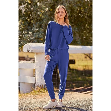 PRETTYGARDEN Women's 2 Piece Sweatsuit for Fall Fashion