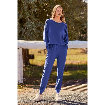 PRETTYGARDEN Women's 2 Piece Sweatsuit for Fall Fashion