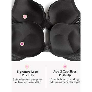 Smart & Sexy Maximum Cleavage Push Up Bra for All