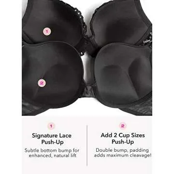 Smart & Sexy Maximum Cleavage Push Up Bra for All