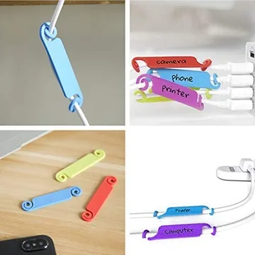 20Pcs Cable Tags for Easy Wire Management and Organization