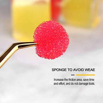 Essential Eyelash Extension Tweezers Cleaning Kit - 2 Pieces for Quick Glue Removal