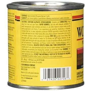 Minwax 22716 Wood Finish Stain Dark Walnut 8 oz