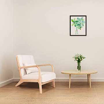 Mid Century Modern Rocking Chair in Light Beige
