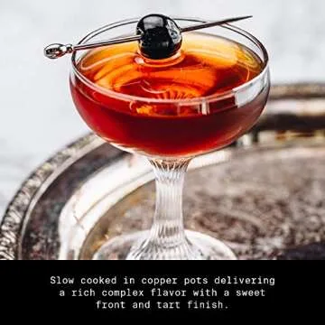 Filthy Black Amarena Cocktail Cherries, 45 Oz Tin, 170 Cherries