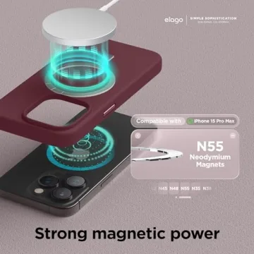 Elago Magnetic Silicone Case for iPhone 15 Pro Max
