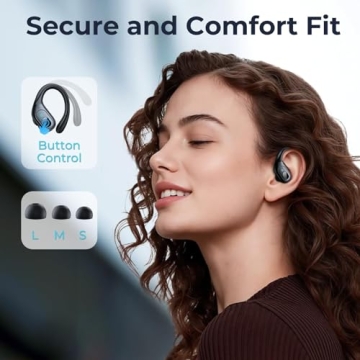 Occiam Bluetooth Earbuds with Noise Cancellation & 90H Playback