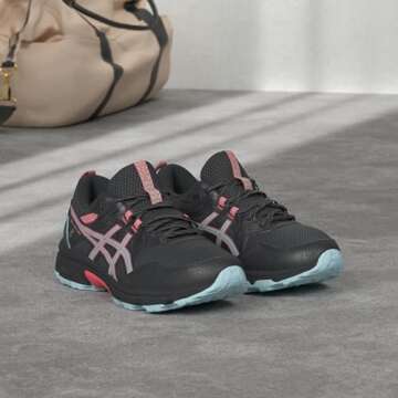 ASICS Women's Gel-Venture® 8 Running Shoes, 7, Black/Clear Blue