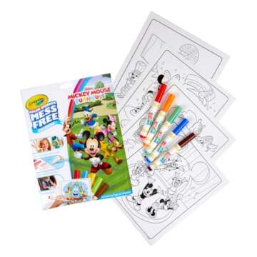 Crayola Color Wonder Mickey Mouse Clubhouse, Mess Free Coloring Pages & Markers, Gift for Kids, Age ...