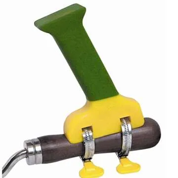 MINIBIRD Easi Grip Add On Handles - Ergonomic Handle Set - Stainless Steel - Yellow - 2 Pack