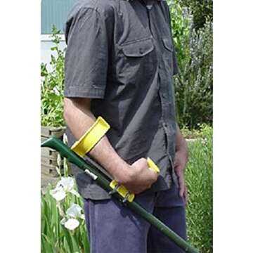 MINIBIRD Easi Grip Add On Handles - Ergonomic Handle Set - Stainless Steel - Yellow - 2 Pack