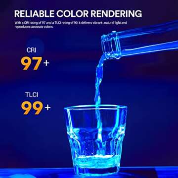 Godox TL30 RGB Tube Light, CRI 97+ TLCI 99+ Handheld Full Color LED Video Light Wand, 2700K-6500K Dimmable LED Light Stick, 37 FX Light Effects, 2900mAh Battery, Bluetooth APP Control