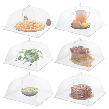 Simply Genius Large Pop-Up Mesh Food Covers for Parties