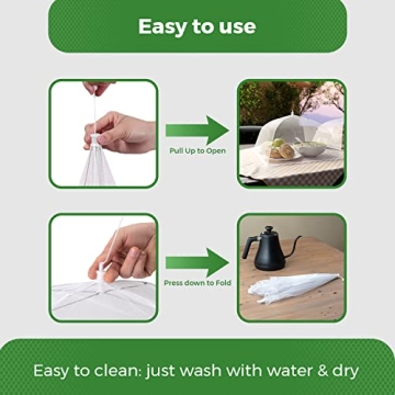 Simply Genius Large Pop-Up Mesh Food Covers for Parties