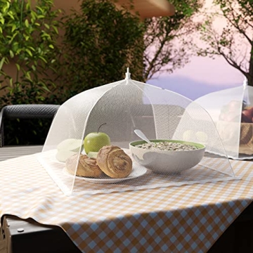 Simply Genius Large Pop-Up Mesh Food Covers for Parties