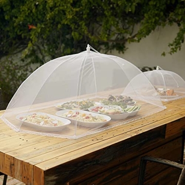 Simply Genius Large Pop-Up Mesh Food Covers for Parties
