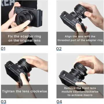 ULANZI Creative ZV-1 Wide Angle and Macro Lens Set