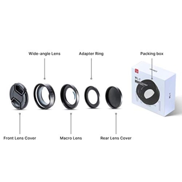 ULANZI Creative ZV-1 Wide Angle and Macro Lens Set
