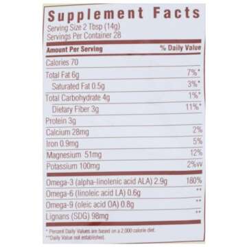 Organic Ground Flaxseed - Nutrient Rich & Delicious