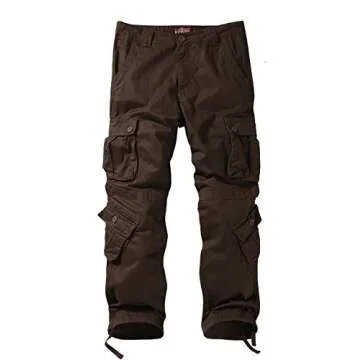 Match Men's Wild Cargo Pants(32,Coffee)