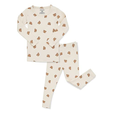 AVAUMA Baby Boys Girls Pajama Set 6M-8T Kids Cute Toddler Snug fit Pjs Cotton Sleepwear (GomGom_Ivor...