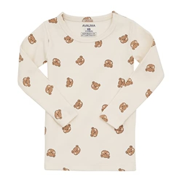 AVAUMA Baby Pajama Set 6M-8T Cozy Cotton Pjs for Kids