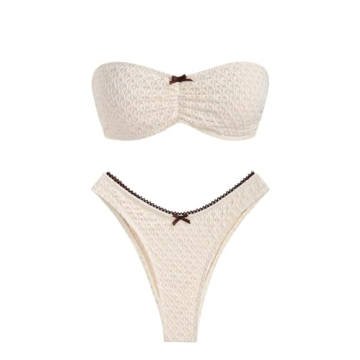 Chic ZAFUL Strapless Bikini for Summer Fun