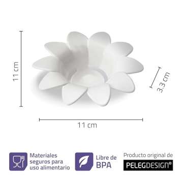 Peleg Design Daisy Plastic Egg Separator, Egg White Yolk Divider Kitchen Gadgets Baking Tools Egg Extractor, Cute Flower Design