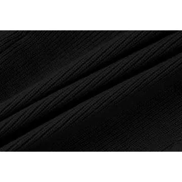 Meladyan Women Twist Knot Front Solid Knit Bandeau Tube Top Sexy Strapless Sleeveless Slim Fit Crop Tank Bustier Black