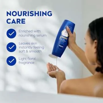NIVEA Nourishing Care Moisturizing Body Wash 20 Fl Oz