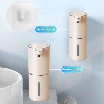 Elegant Touchless Automatic Soap Dispenser – USB Rechargeable 400ml for Home and Office
