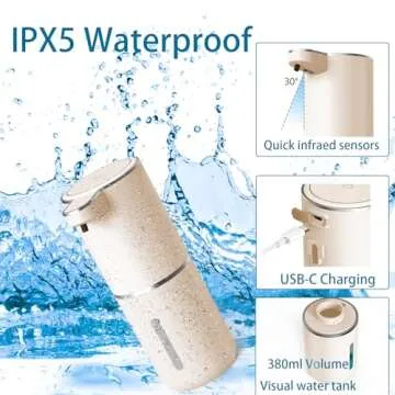 Touchless Automatic Soap Dispenser - USB Rechargeable 400ml