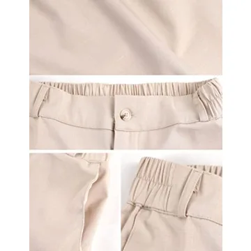 Hooever Women's High Waisted Wide Leg Summer Pants