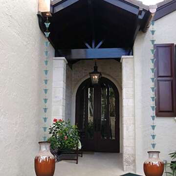 Elegant 8.5FT Bell Rain Chains - Durable & Stylish Garden Decor