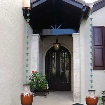 Elegant 8.5FT Bell Rain Chains - Durable & Stylish Garden Decor