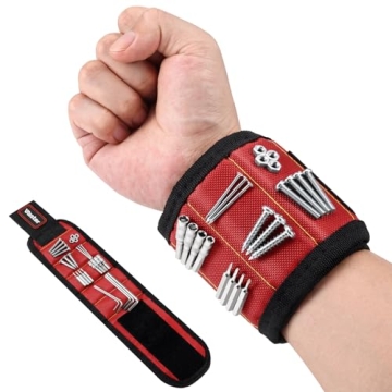 Magnetic Wristband with 15 Strong Magnets for DIY Projects