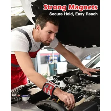 Magnetic Wristband with 15 Strong Magnets for DIY Projects