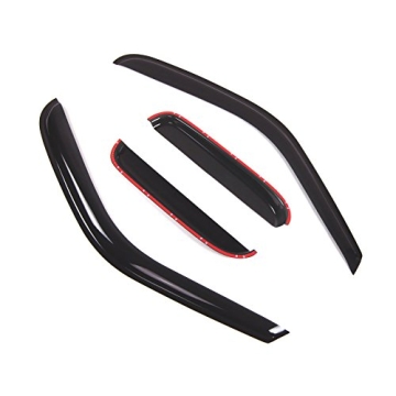 Tuningpros WD2-459 Dark Smoke Window Visor Set for 2000-2006 Toyota Tundra