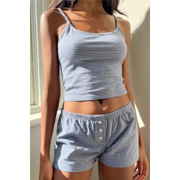 Trendy Y2K Two-Piece Set for Stylish Young Women