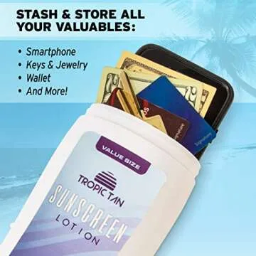 GoPong Diversion Safe Sunscreen Bottles - 2 Pack