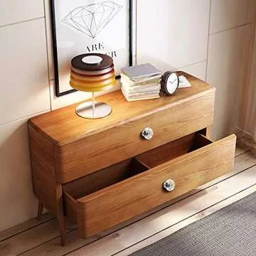 Attom Tech 12 PCS Crystal Drawer Pulls for Home Decor